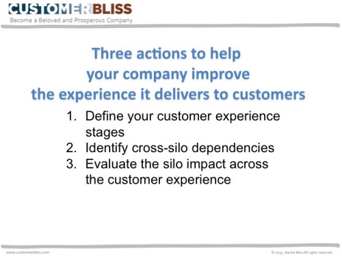 three actions to improve the customer experience