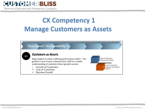 CX Competency 1 Manage Customers as Assets