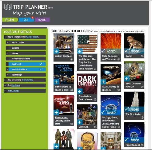 Trip PLanner Tool