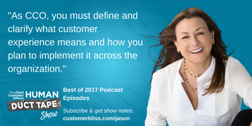 CCOS MUST DEFINE AND CLARIFY CUSTOMER EXPERIENCE