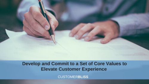 Develop and Commit to a Set of Core Values to Elevate Customer Experience
